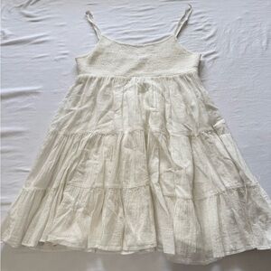 Zara Cream Kids Casual Dress